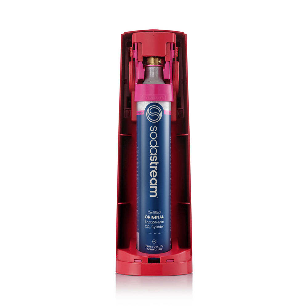 SodaStream FIZZI Sparkling Water Maker, 60L CO2 cylinder and 1L plastic bottle included, Black, Soda Maker
