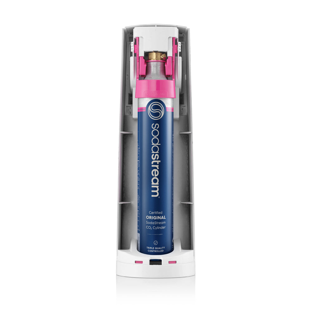 SodaStream FIZZI Sparkling Water Maker, 60L CO2 cylinder and 1L plastic bottle included, Black, Soda Maker