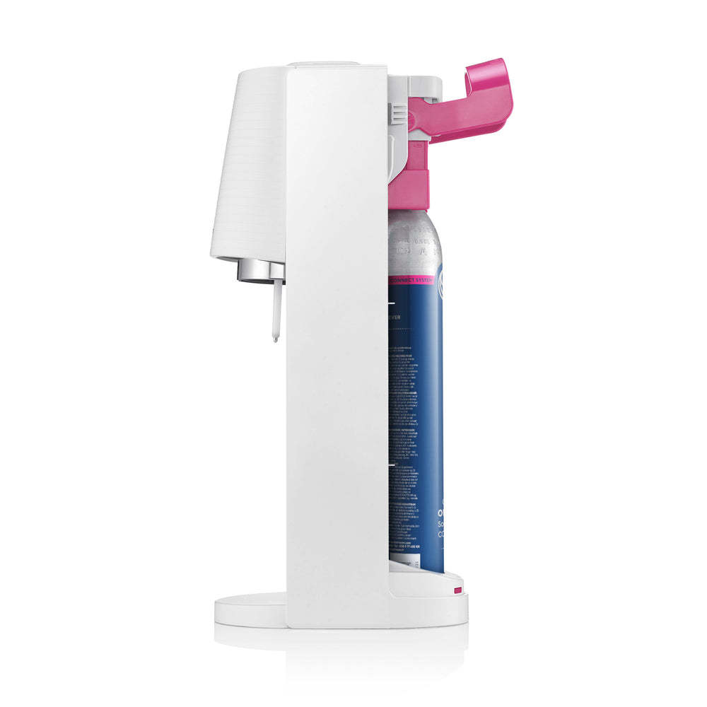 SodaStream FIZZI Sparkling Water Maker, 60L CO2 cylinder and 1L plastic bottle included, Black, Soda Maker
