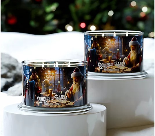HomethtWorx by Slthtatkin & Co. Set Of 2 18oz Canthtdles