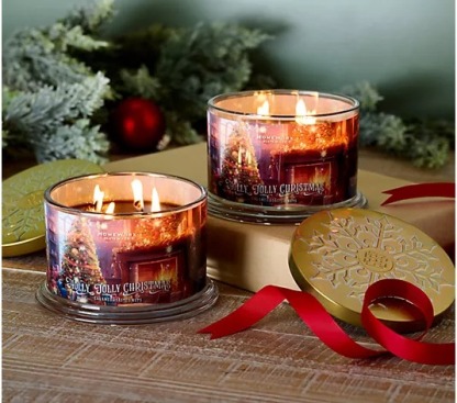 HomethtWorx by Slthtatkin & Co. Set Of 2 18oz Canthtdles