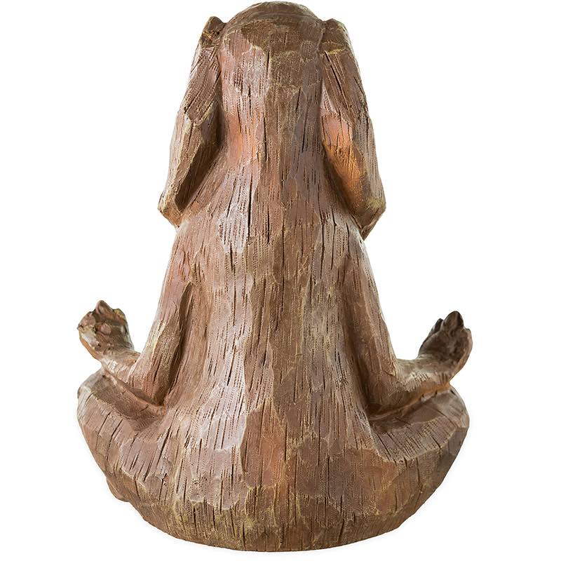 14" Meditating Rabbit Statue