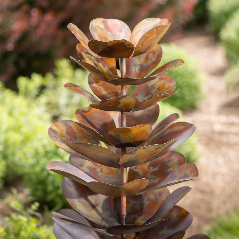 Large Metal Pinecone Garden Sculpture