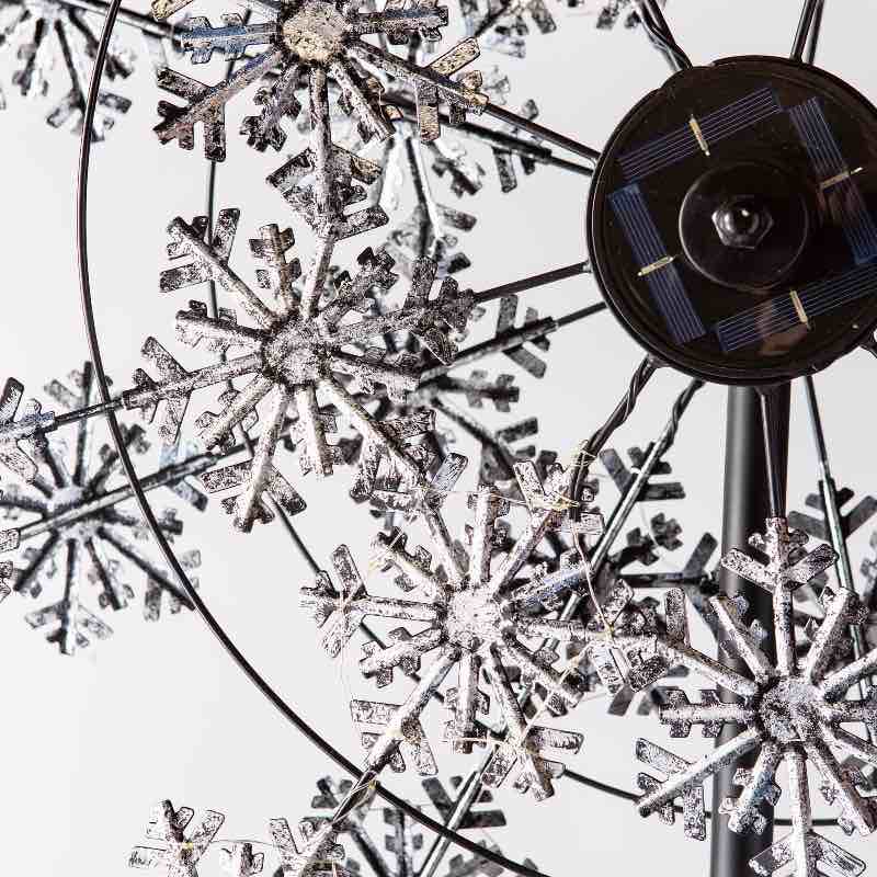 Solar Snowflake Spinner