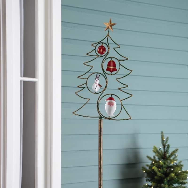 Christmas Tree Spinner Stake