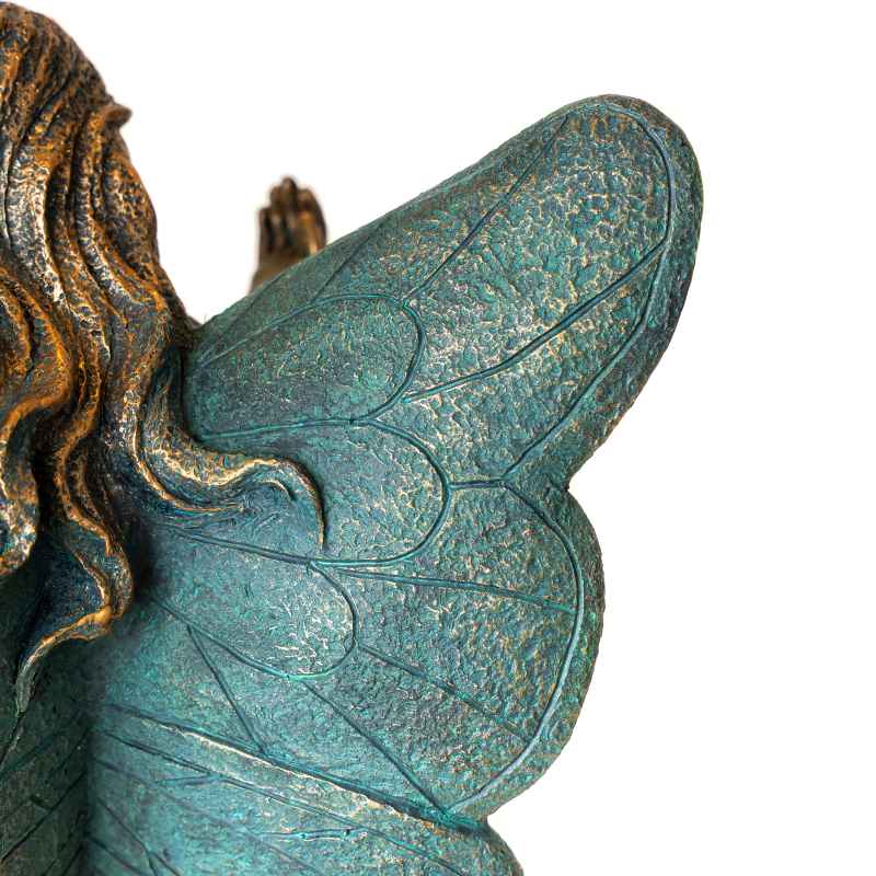 Fairy Statue Holding Solar Lantern