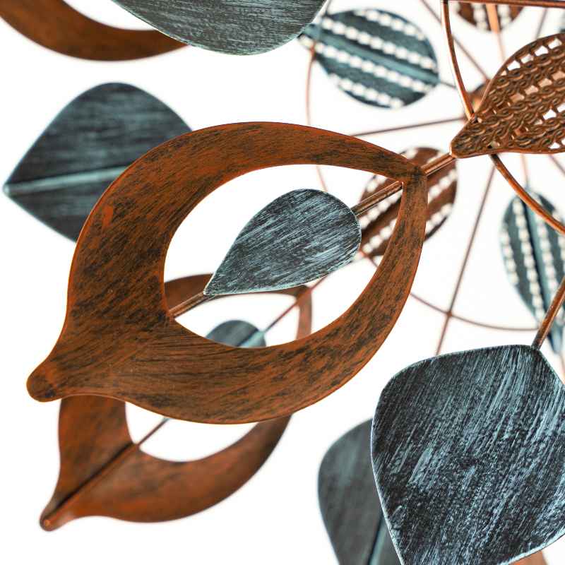 Copper Lotus Wind Spinner