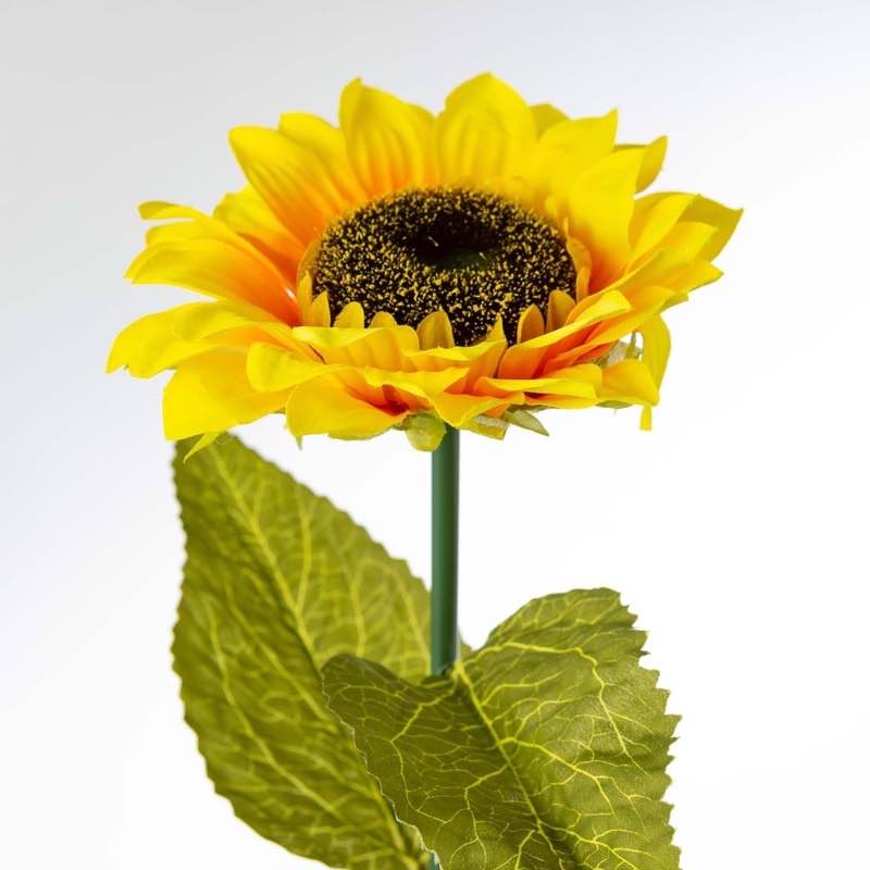 Solar-Powered Sunflower Garden Stake