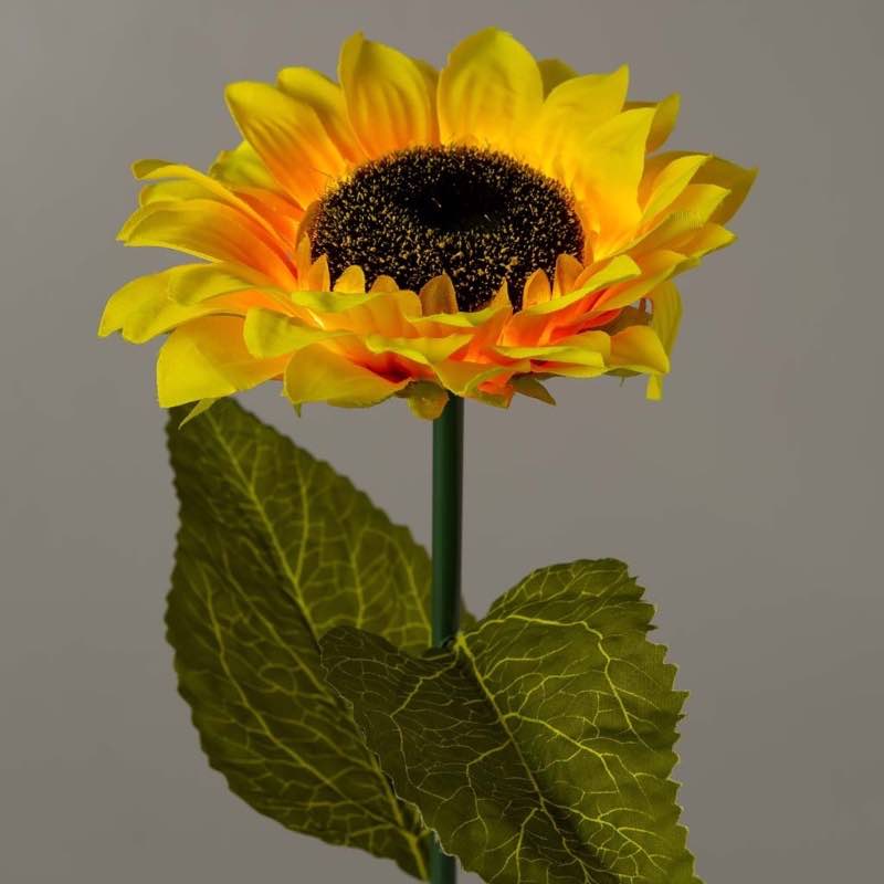 Solar-Powered Sunflower Garden Stake