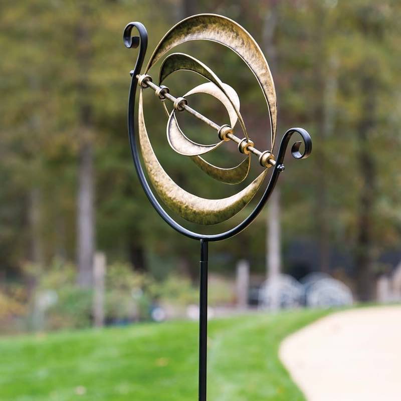 Three-Ring Galactic Metal Wind Spinner - View 2