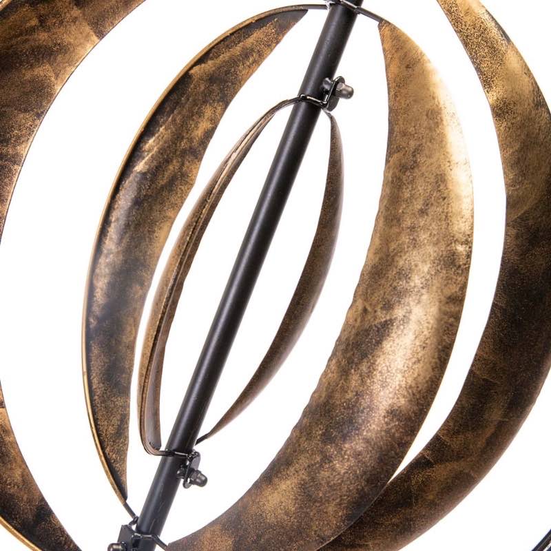 Three-Ring Galactic Metal Wind Spinner - View 5