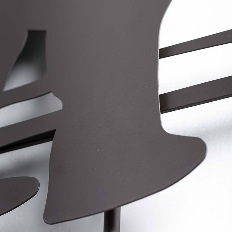 Boy Fishing Silhouette Metal Garden Stake - View 6