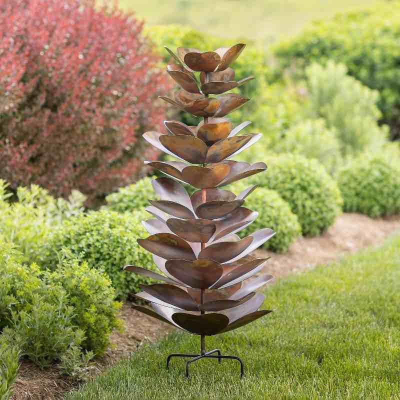 Large Metal Pinecone Garden Sculpture - View 2