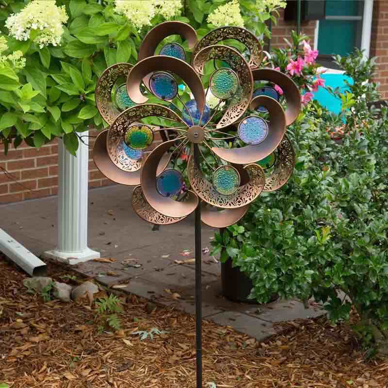 Dual-Motion Glowing Windwheel - View 3
