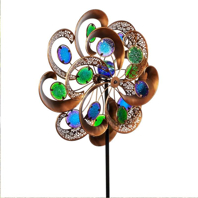 Dual-Motion Glowing Windwheel - View 5