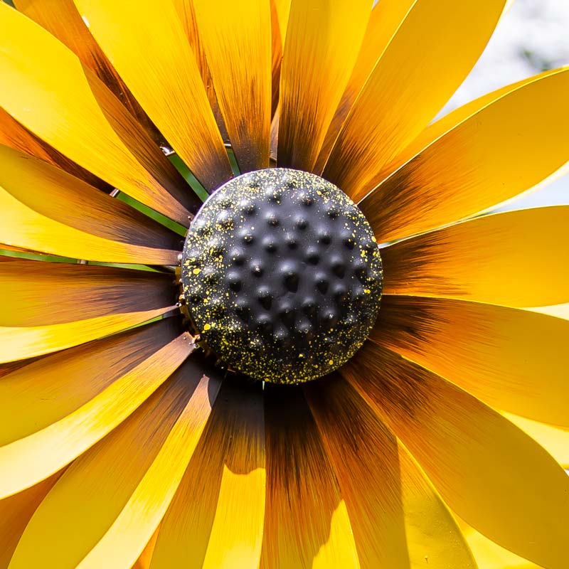 Yellow Sunflower Wind Spinner - View 2