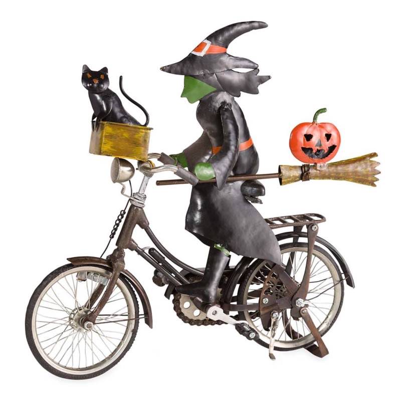 Metal Witch on a Bicycle - View 2
