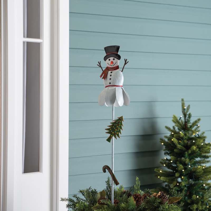 Snowman Spinner Stake - View 2