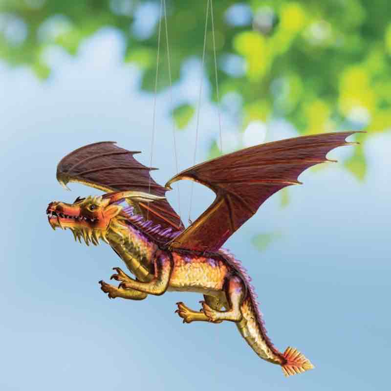 Metal Flying Dragon Mobile - View 2