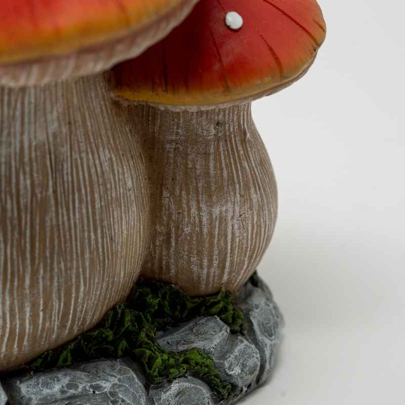 Solar Lighted Mushroom Fairy House - View 6