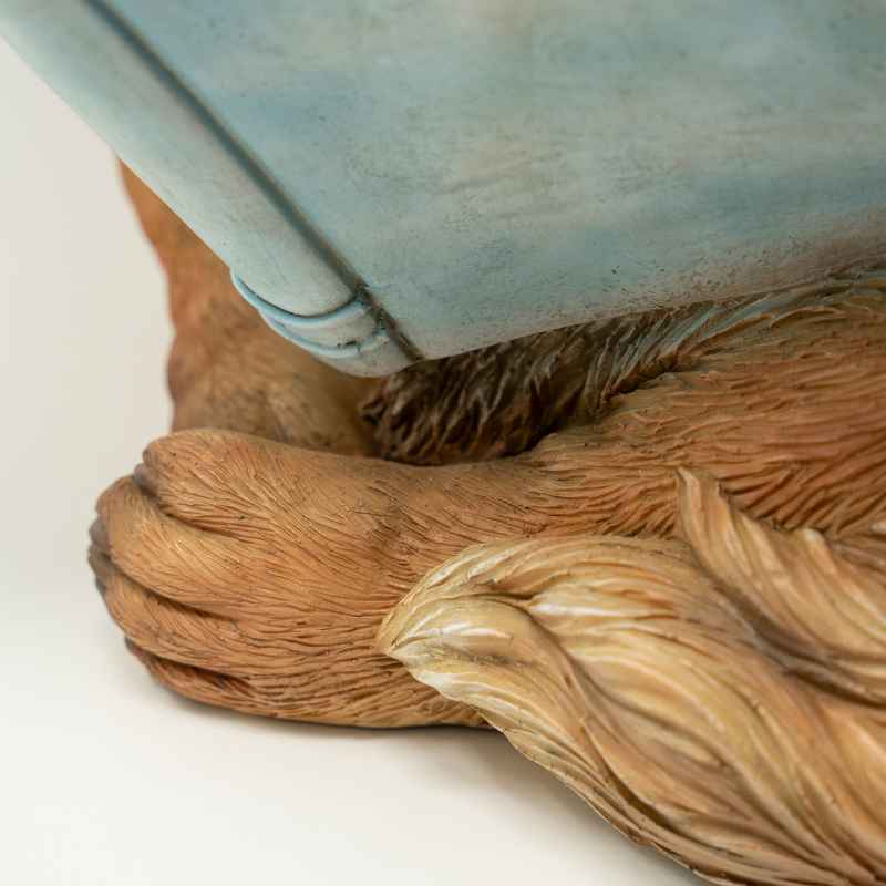 Fox Reading Book Statue - View 8