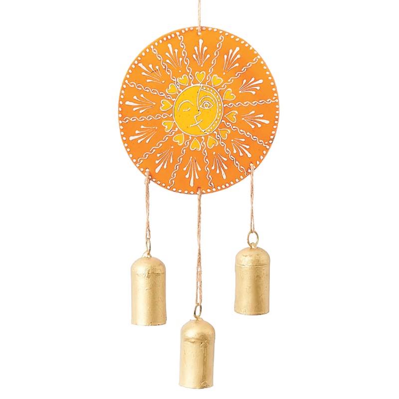 Henna Sun Bell Wind Chime - View 2