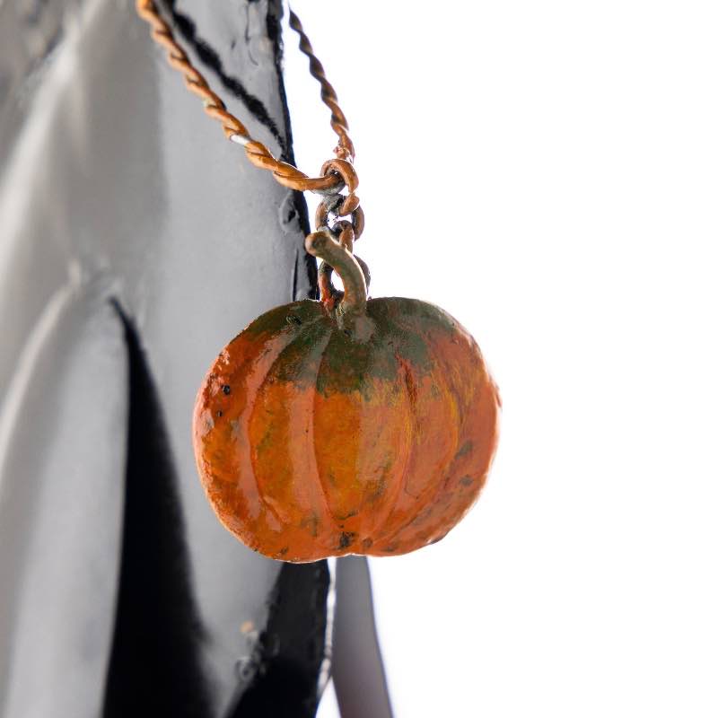 Handcrafted Metal Flying Witch on Broom Hanging Mobile - View 8