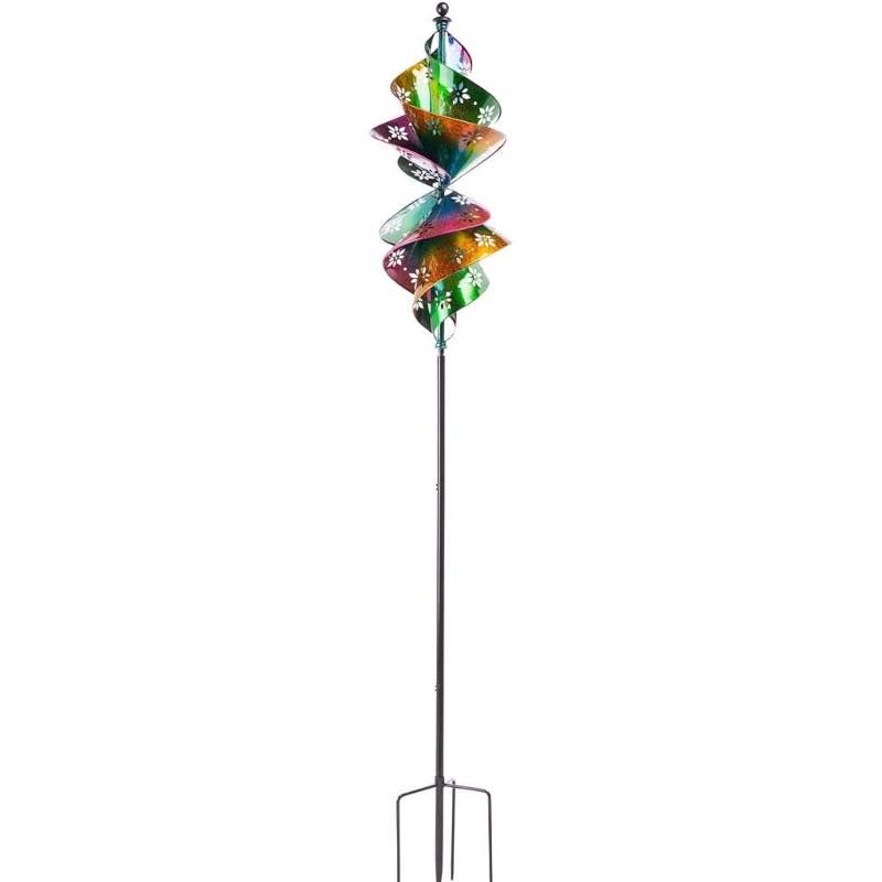 Colorful Spiral Wind Spinner - View 2