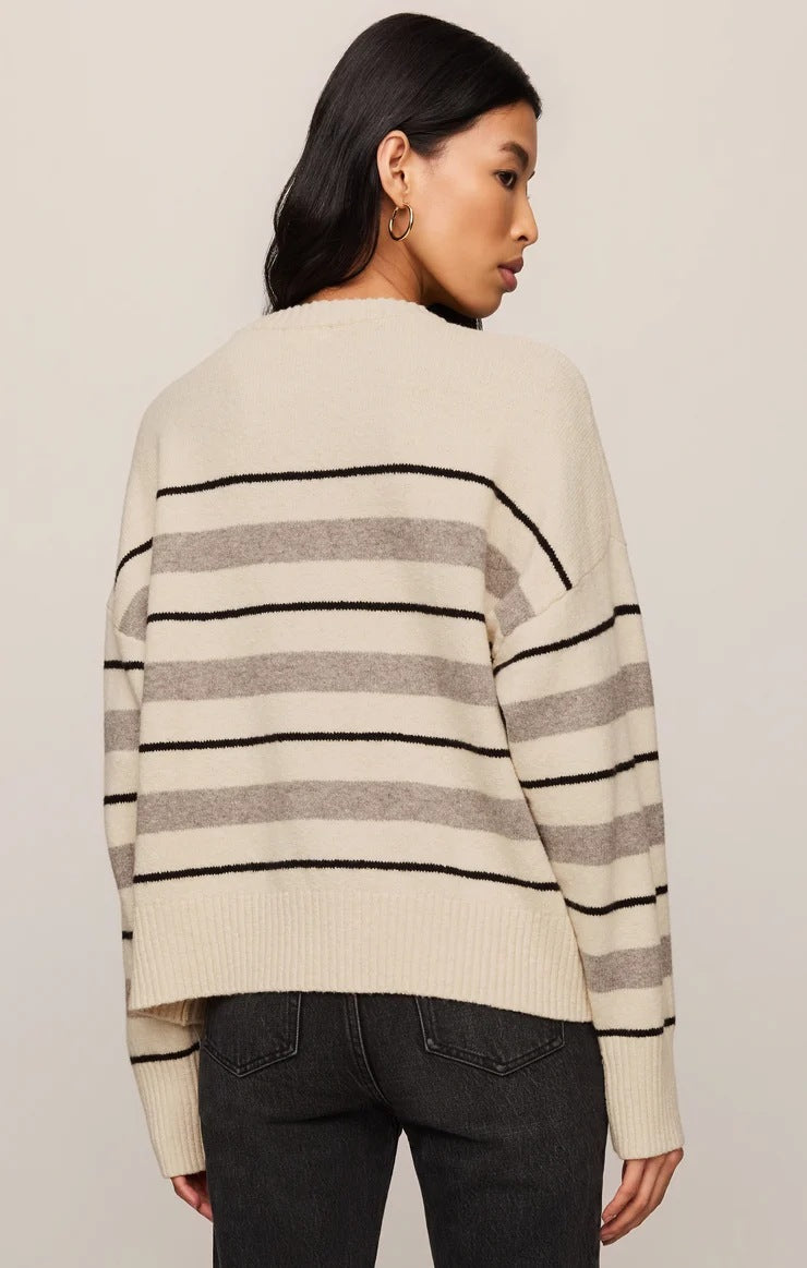 Crew neck stripes Sweater