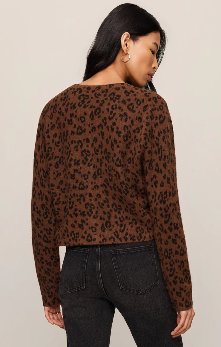  Leopard Cardigan
