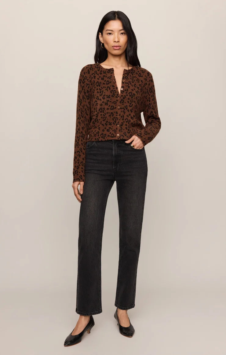  Leopard Cardigan
