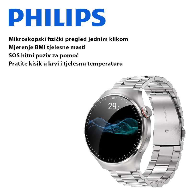 ✨Medicinska istraživanja i tehnološke inovacije: PHILIPS sat za neinvazivnu lasersku terapiju prati otkucaje srca, krvni tlak i razinu šećera u krvi u stvarnom vremenu💖