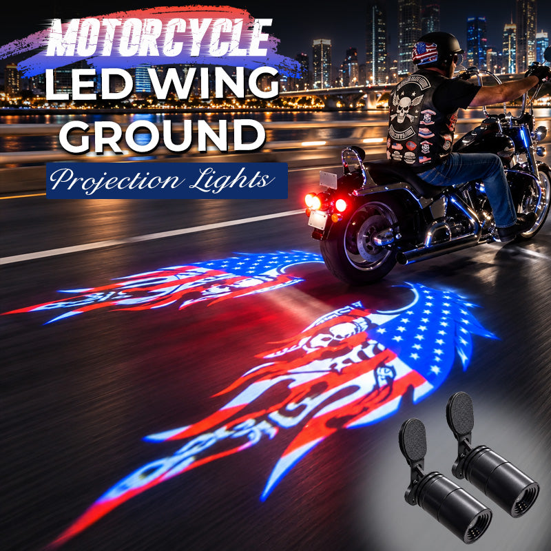 American Flag Motorcycle LED Projection Lights