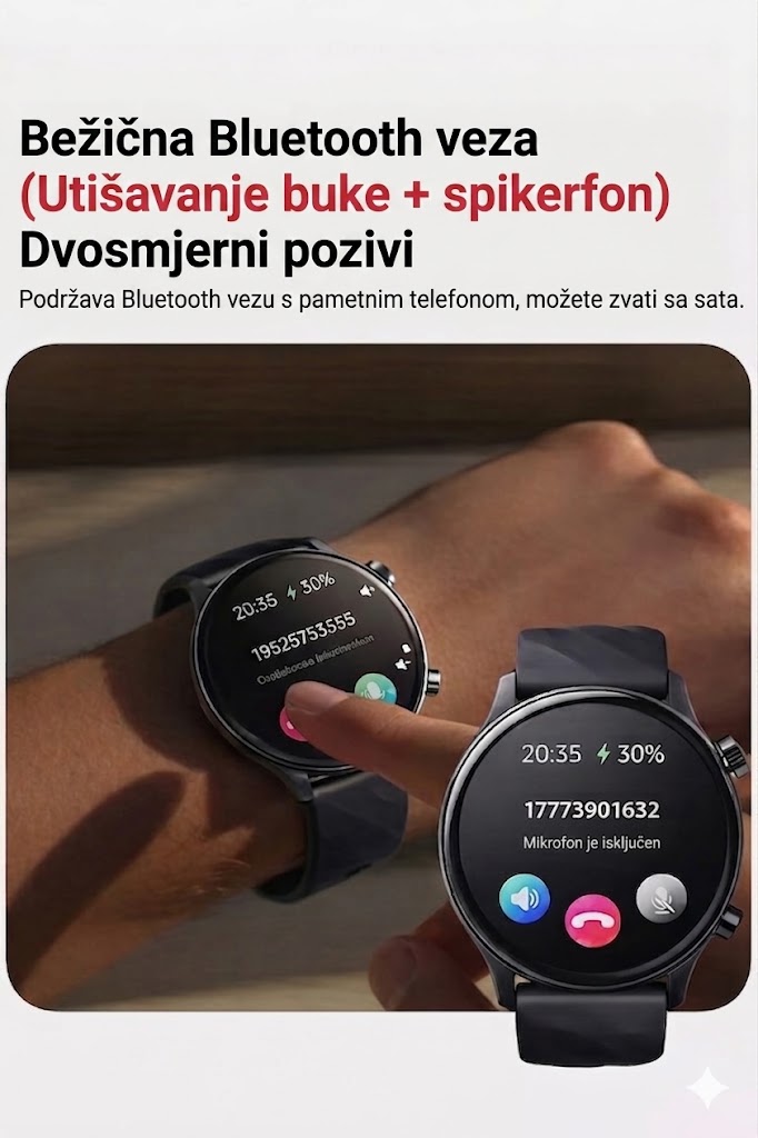 Casio AI pametni sat za praćenje zdravlja ⌚️ Novo ažuriranje za 2026.! Pametno mjerenje EKG-a + fotopletizmografije - Pratite šećer u krvi, krvni tlak i razinu kisika u krvi jednim satom. 🏃
