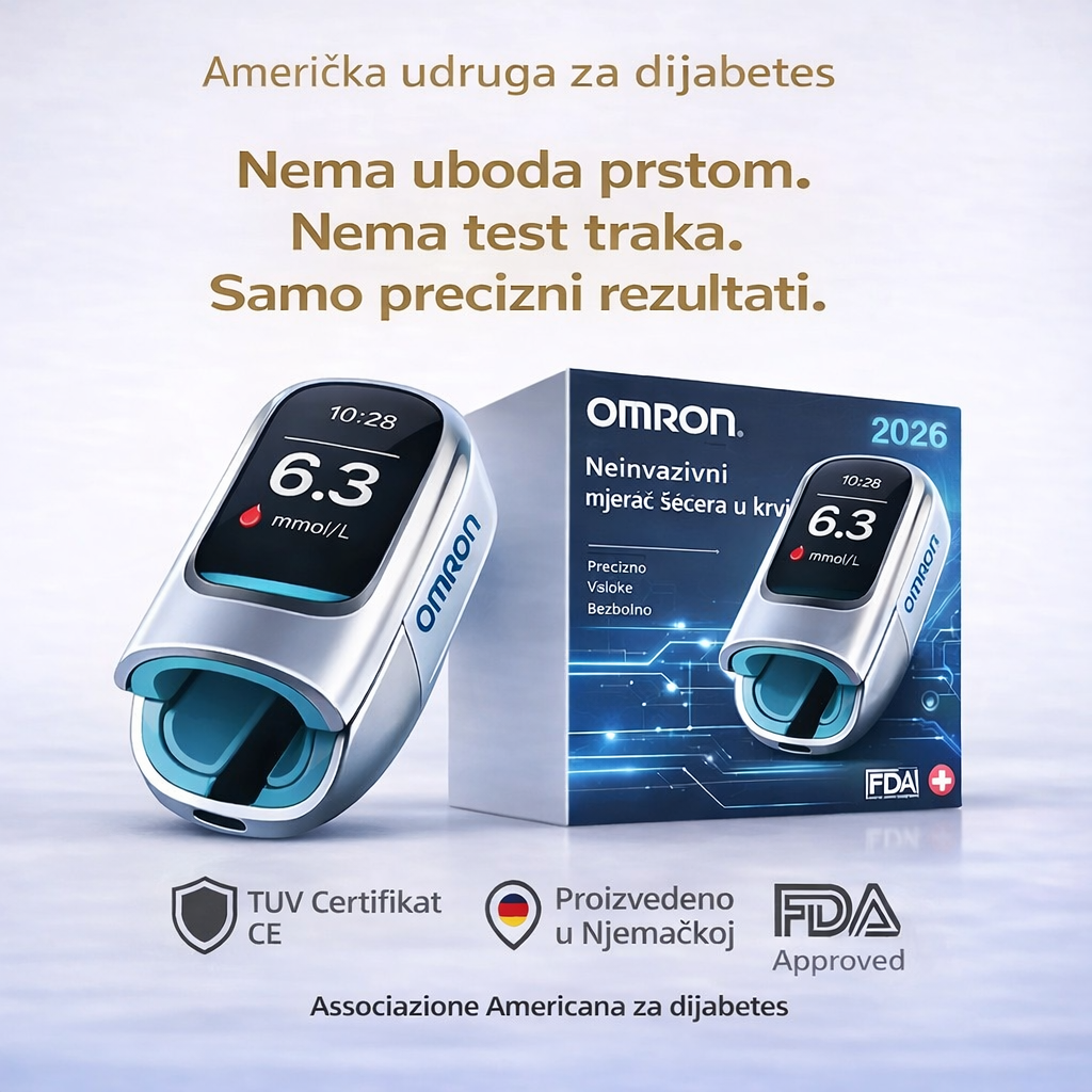 🔥 Nema više igala i boli! | Omron™ neinvazivni mjerač glukoze u krvi – Jednostavno i točno praćenje šećera u krvi, gdje god se nalazili 🔥