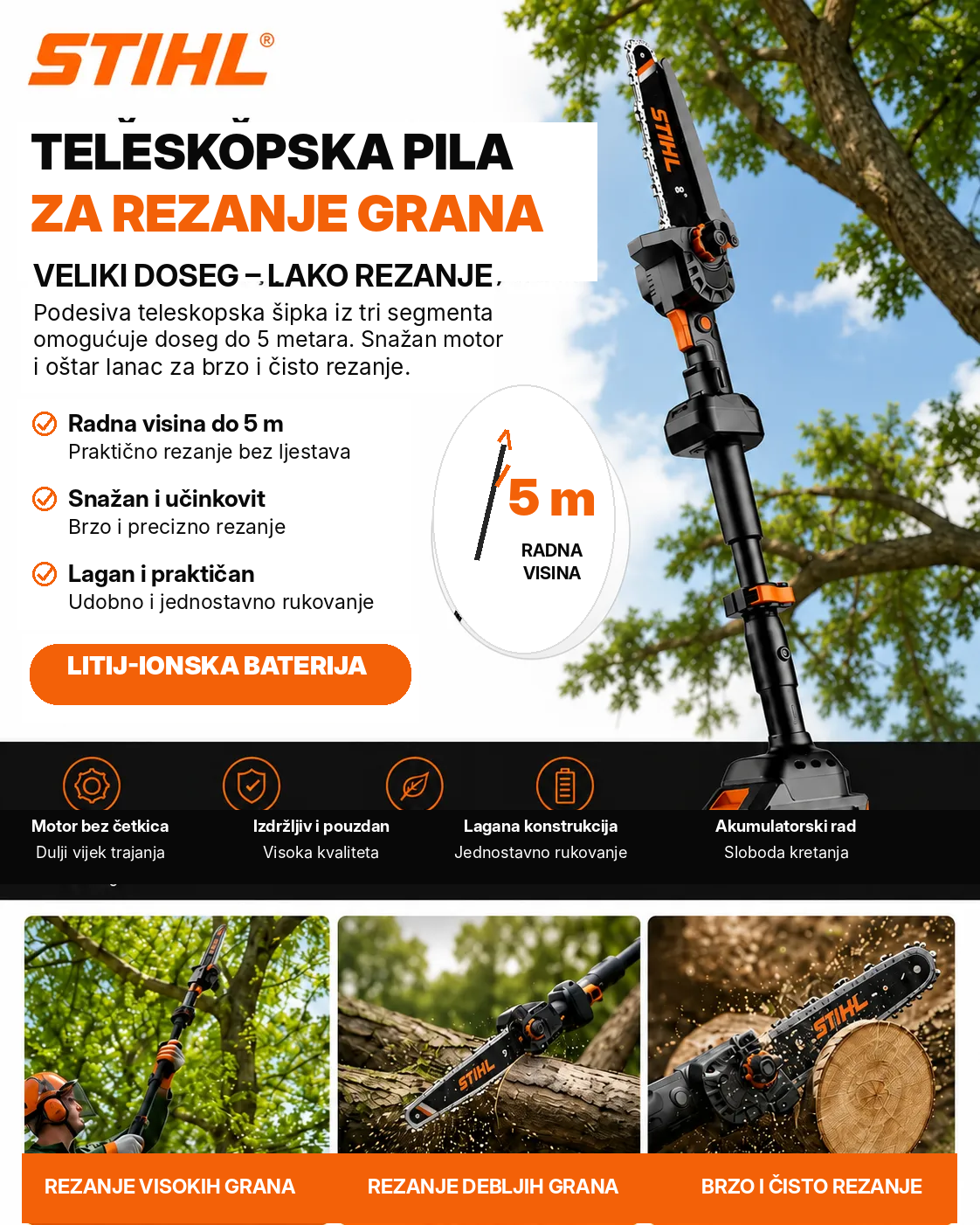 Značajke vrtne pile