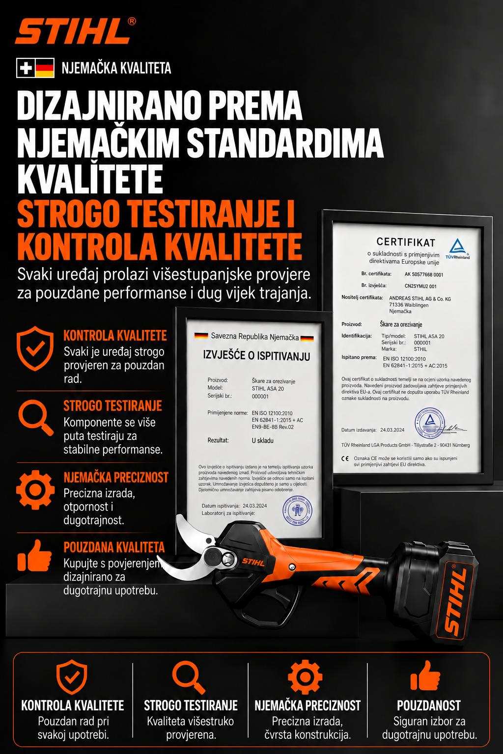 Primjena vrtne opreme