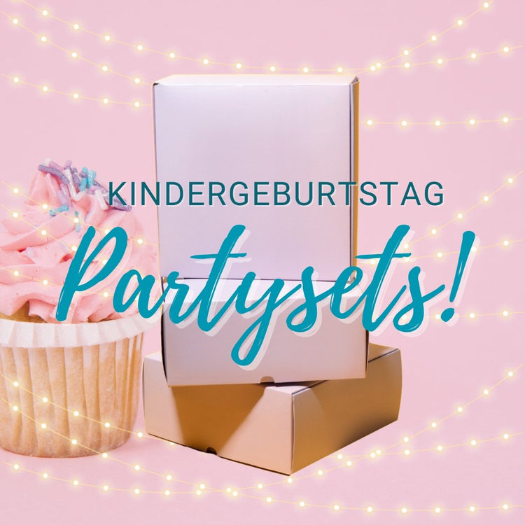 Kindergeburtstag-Sets "Partykartons"