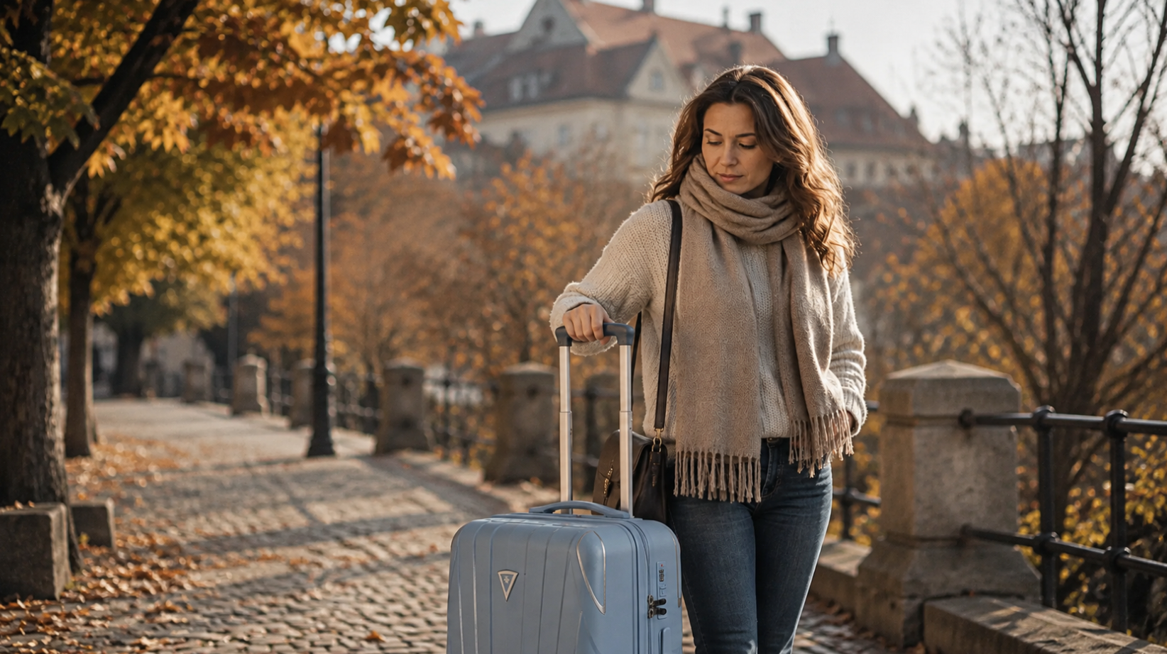 Come scegliere una valigia da donna per un viaggio itinerante in autunno