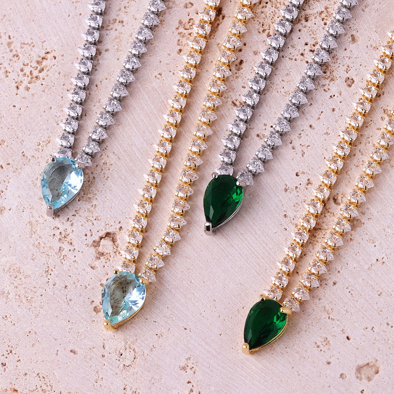 Water Drop High-End Elegant Bracelet & Necklace