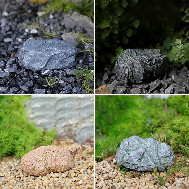 Outdoor Key Hidden Security Rock Stone Case Box