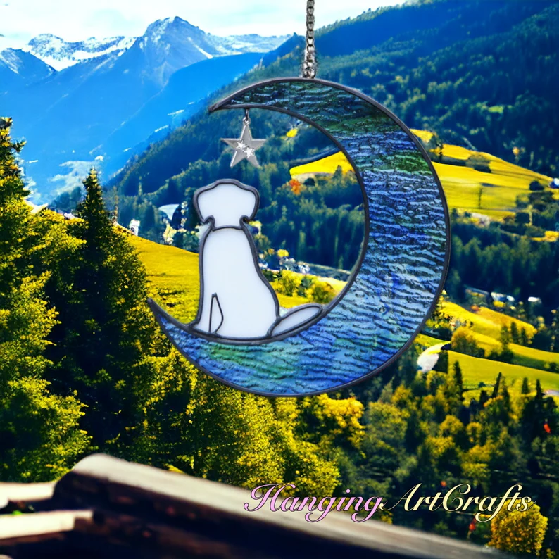 Dog Suncatcher,suitable for gift giving and decoration for dog lovers