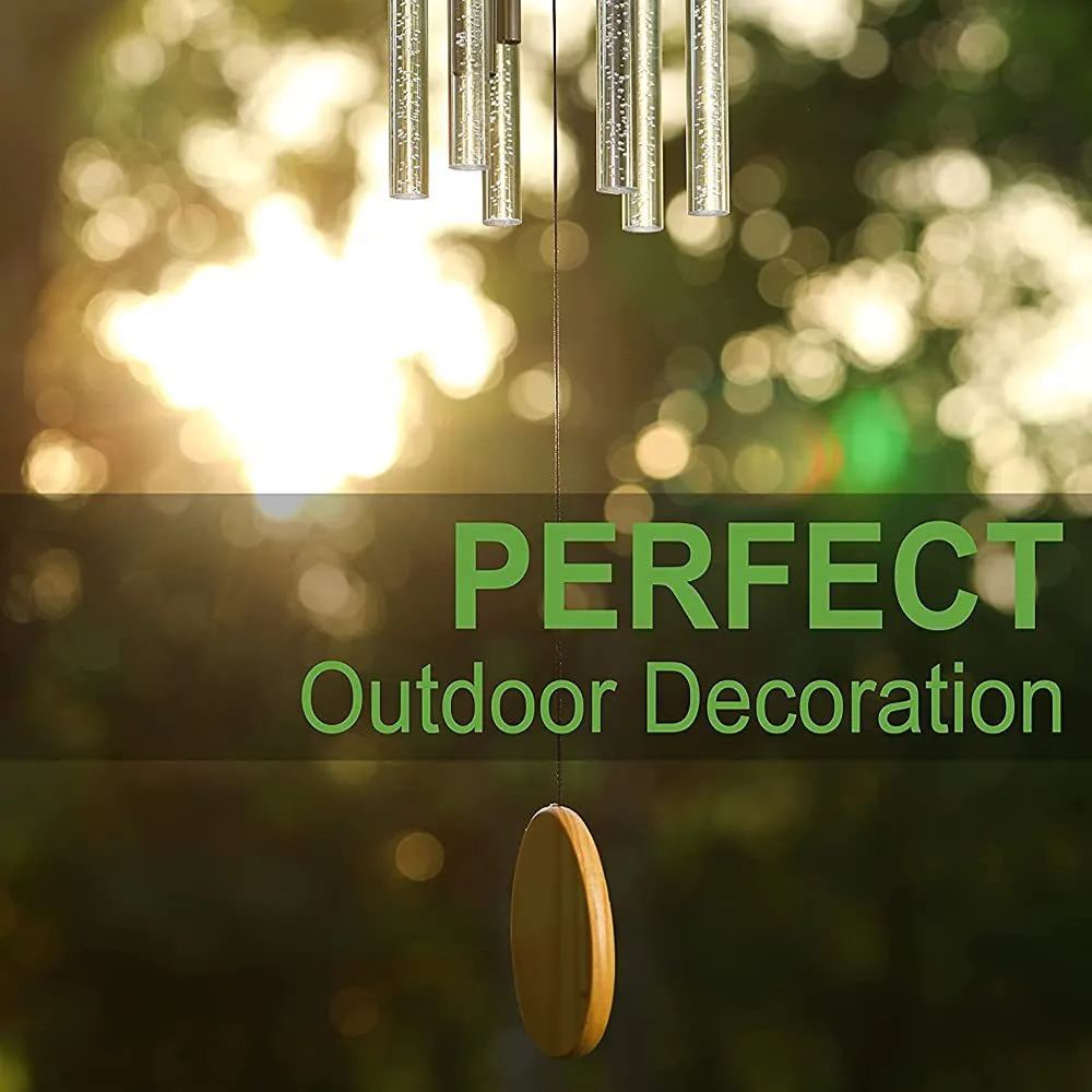 Solar Powered Musical Wind Chimes