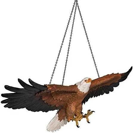 🦅 American Bald Eagle - Hanging Tree Decoration Fierce Bird Statue