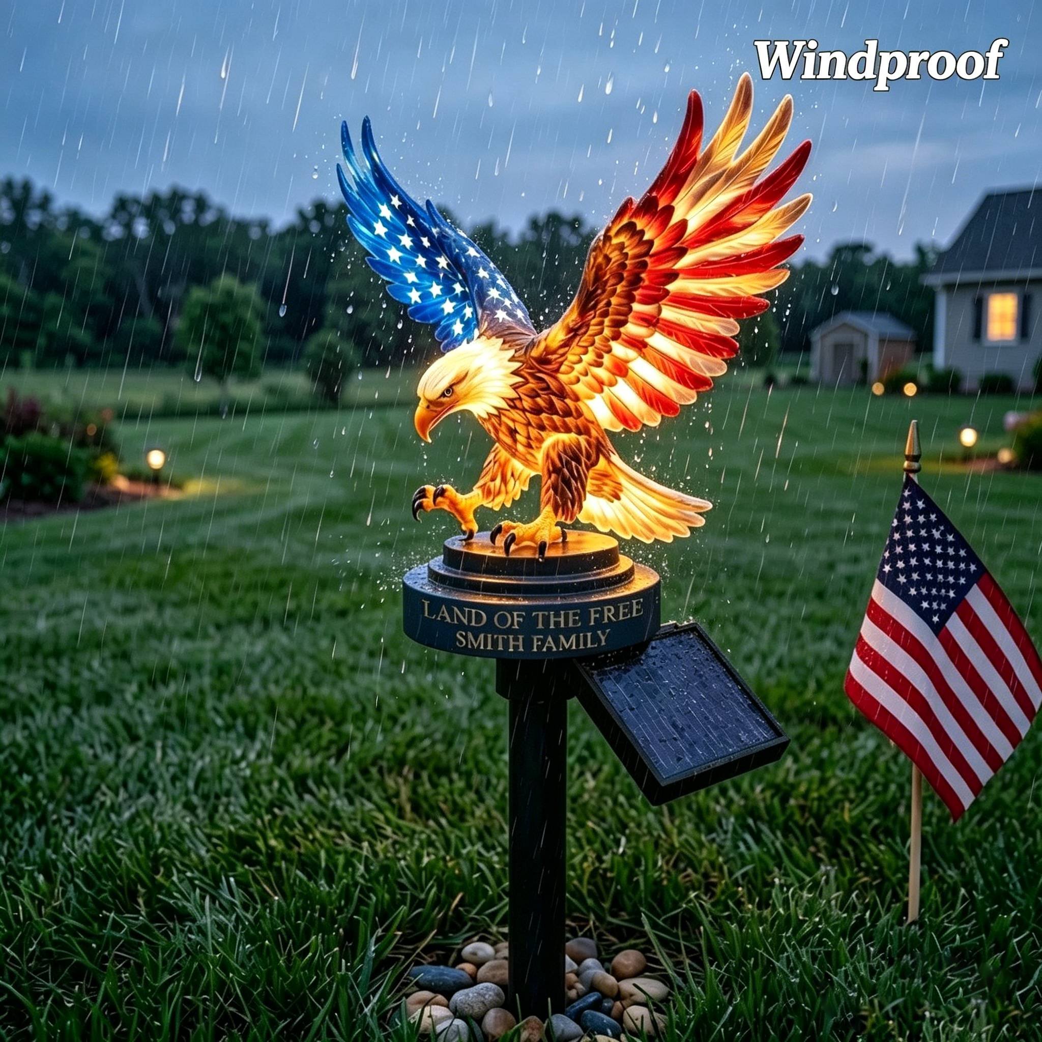 🎁🎉Only $39.99 This Week🌟🦅Solar Eagle Garden Light Halloween