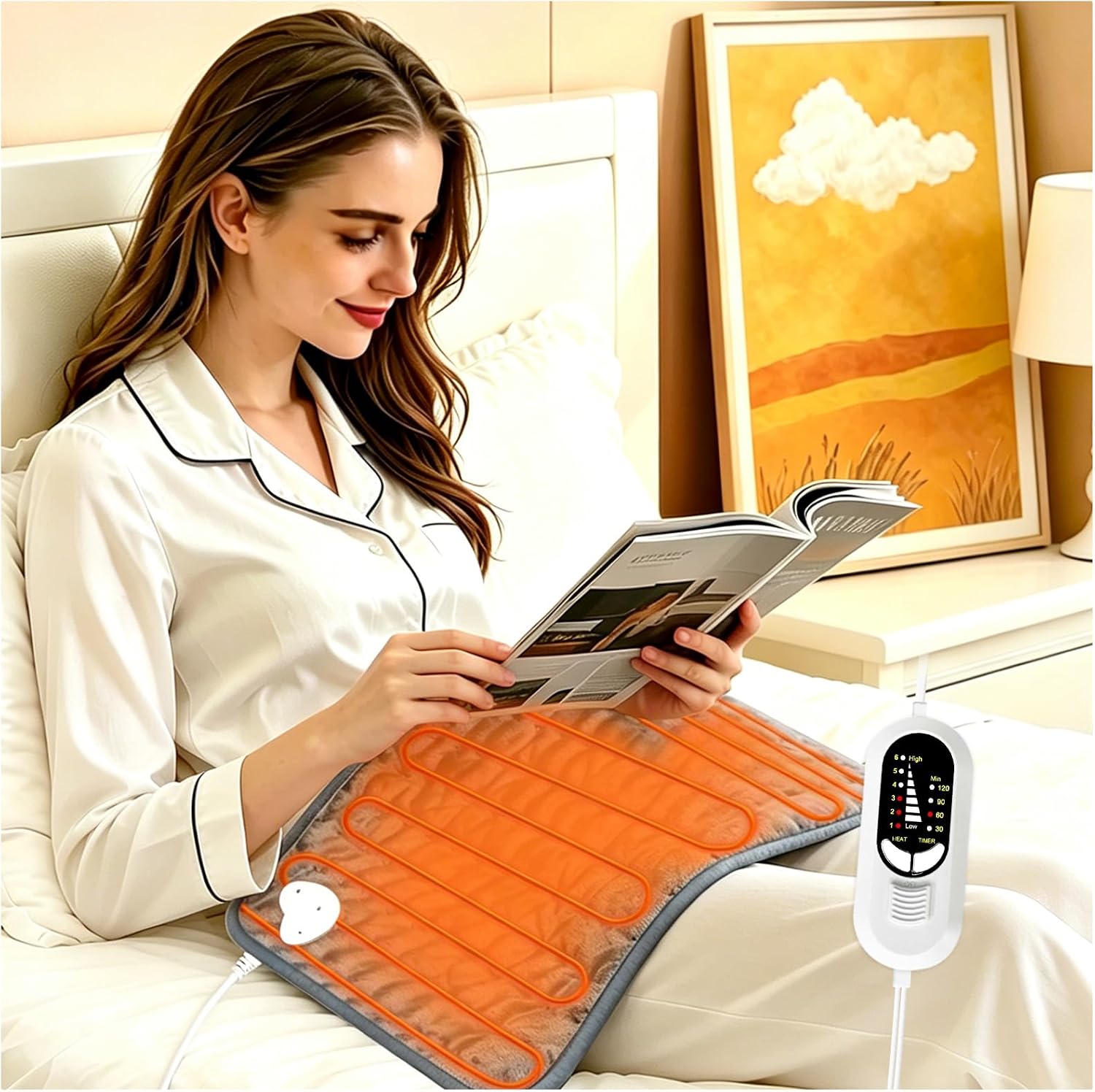 Electric Heating pad ,for Christmas Birthday Father's Day Mother's Day
