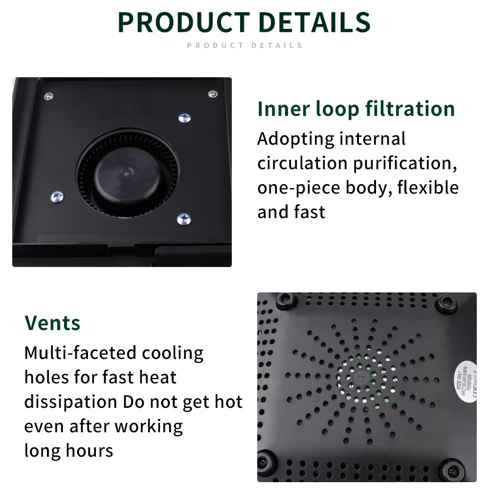 60W Dental Lab Vacuum Cleaner Dust Collector Extractor Aspirator Retractable LED Suction Machine for Table Polishing Equipment
