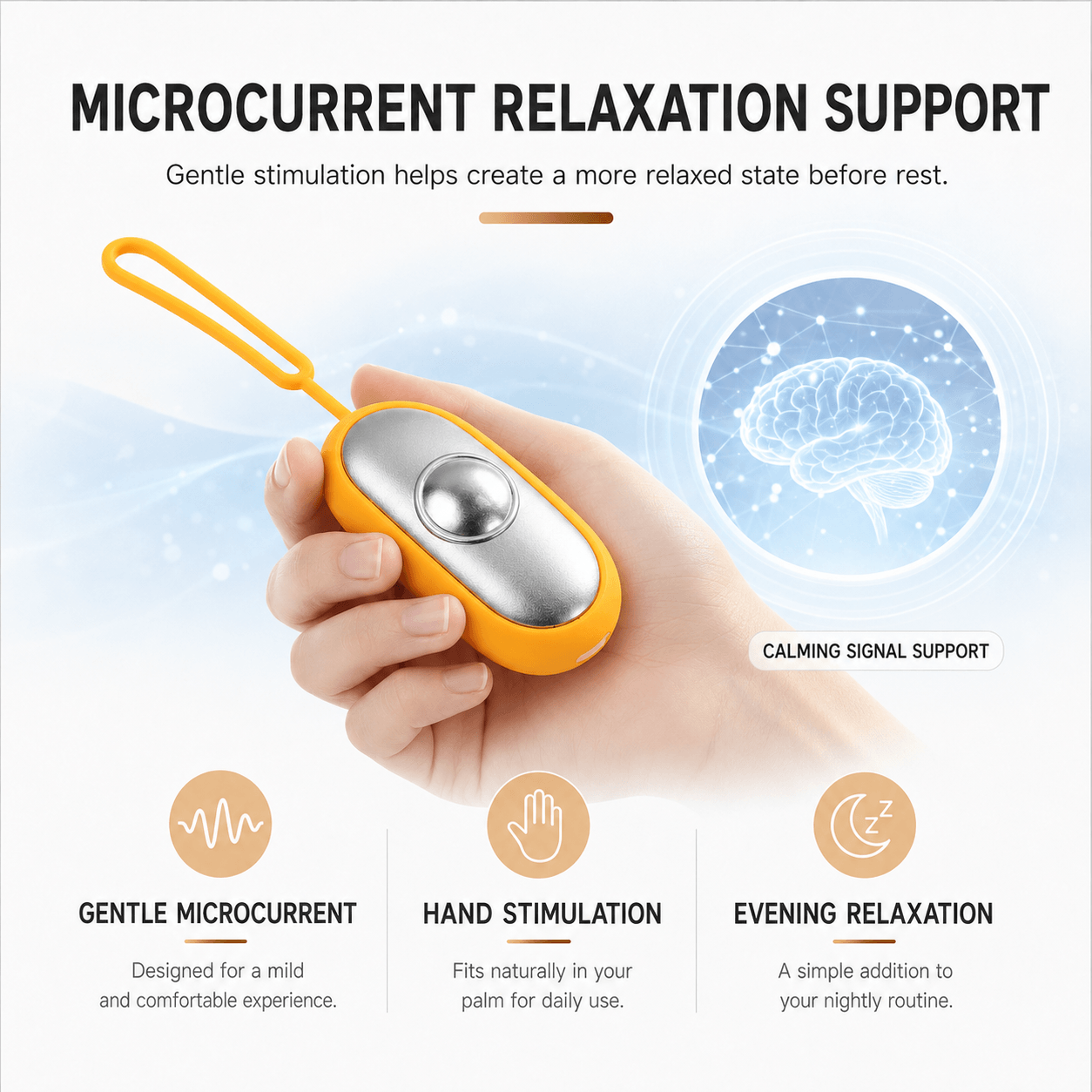 Sleep Aid Machine USB Charging Improved Insomnia Artifact Focus Attention Lightweight Sleeping Device for Insomnia Brain Massage