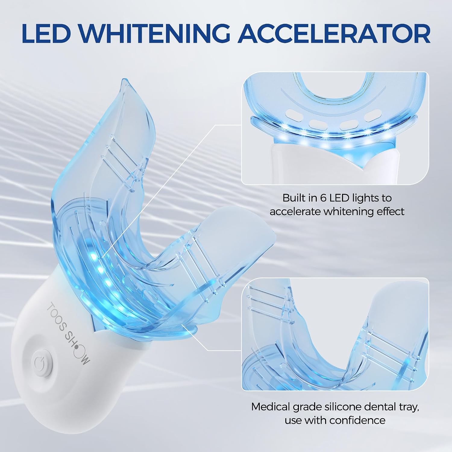 Teeth Whitening Kit Sensitive Teeth 35% CP Pen x4 Remineralization Pen LED Light