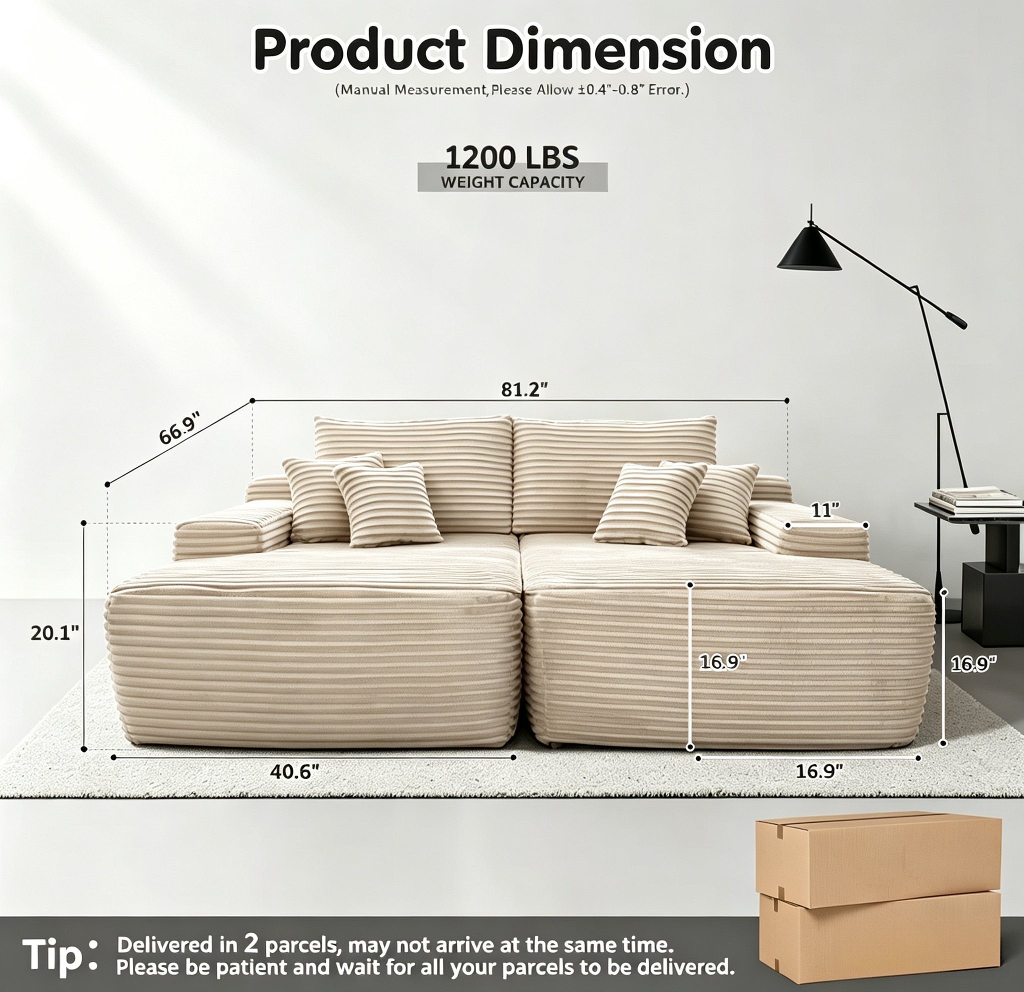 💥Last day 70% OFF🎁Minimalist L-shaped sofa—compressed packaging, portable, and frameless design.💥Limited Time💥Buy 1 Get 1 Free
